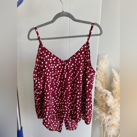 Hayden Polka Dot Tank Top - 2x - Picture 7 of 9